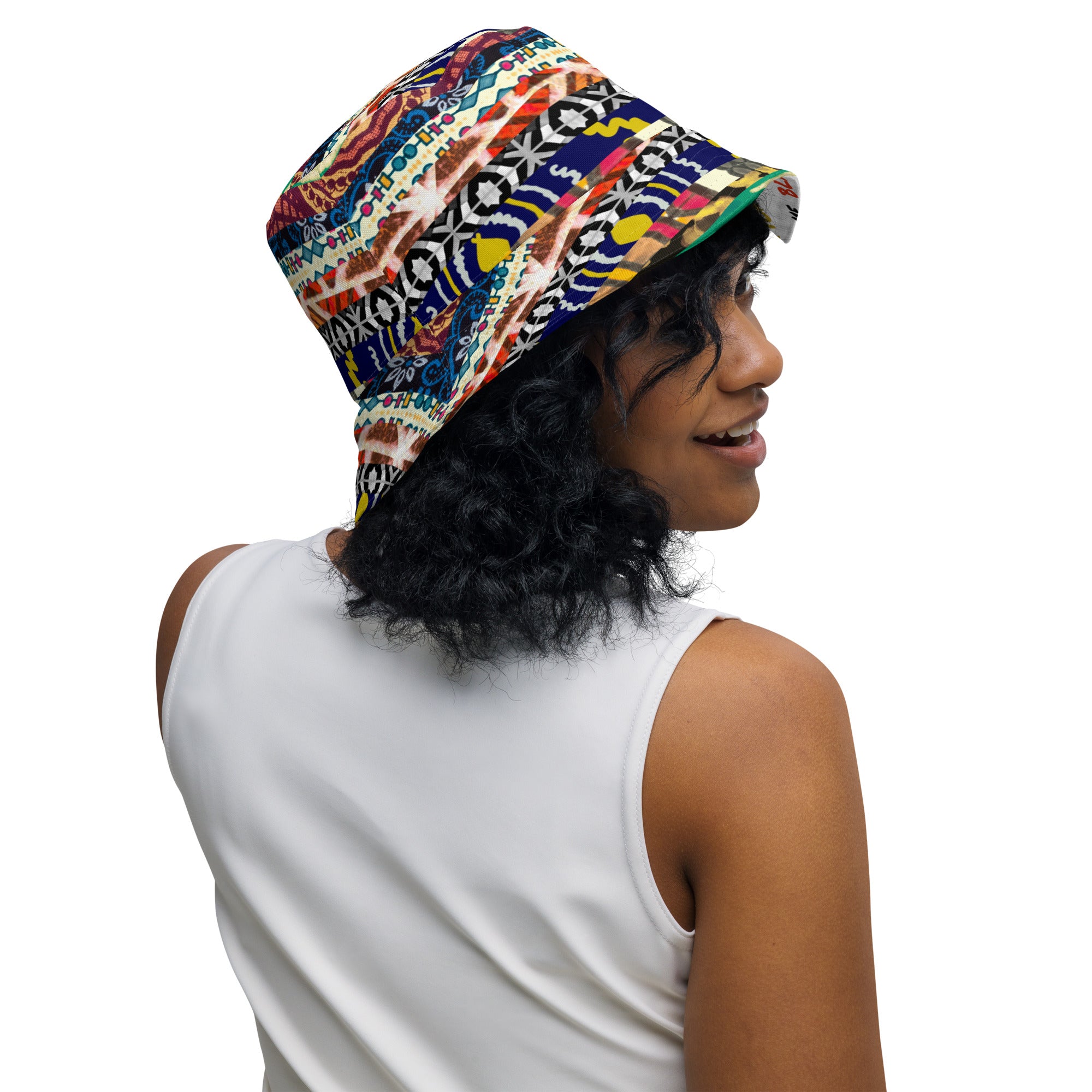African Prints and Phrases Bucket Hat