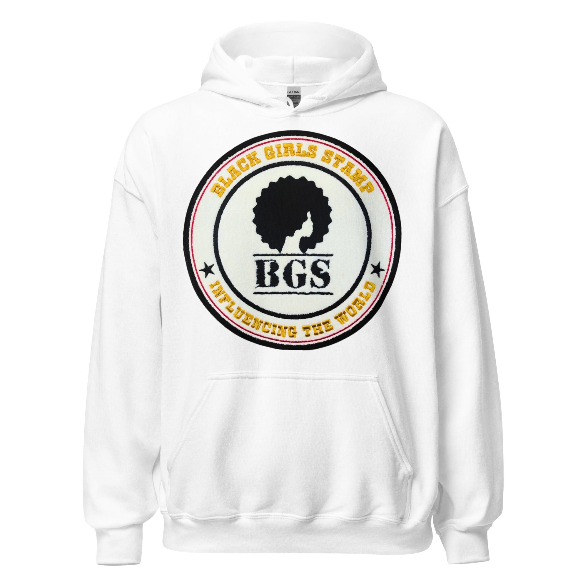 BGS Logo Patch Hoodie - White