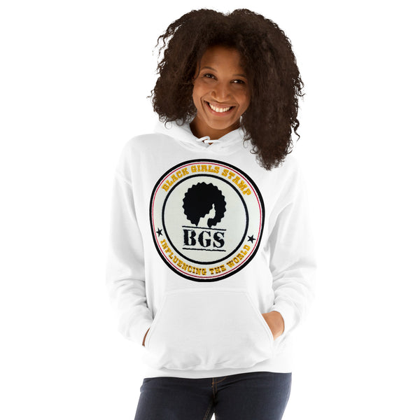BGS Logo Patch Hoodie - White